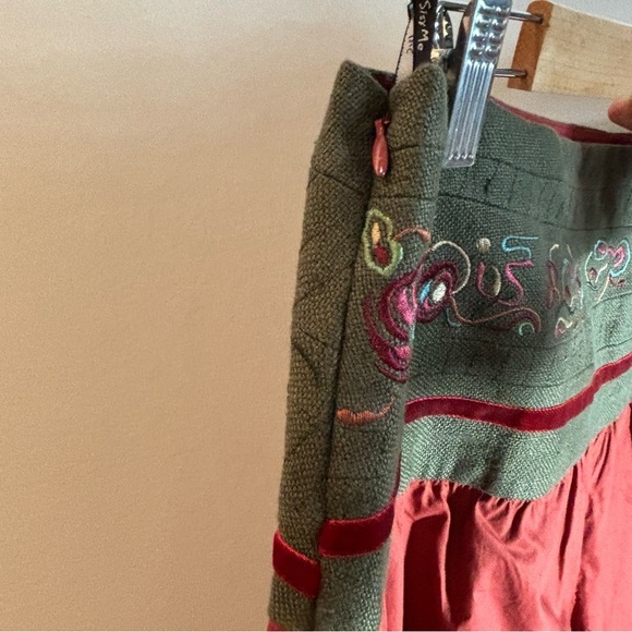 SISSY ME Sz L Pants Harem Style 100% Cotton Ribbed Hem Embroidered Waistband NEW - Picture 6 of 11